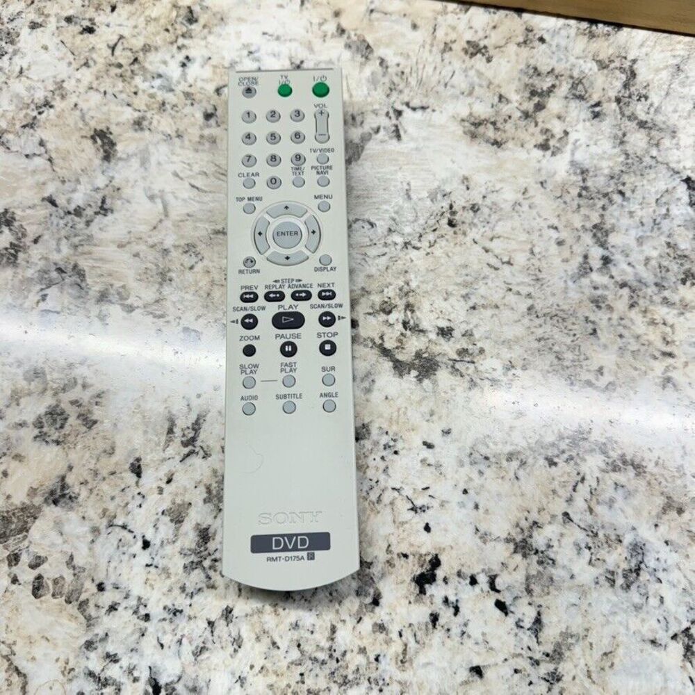 Genuine Original OEM Sony DVD RMT-D175A Remote Control VTG WORKING! FAST SHIP!